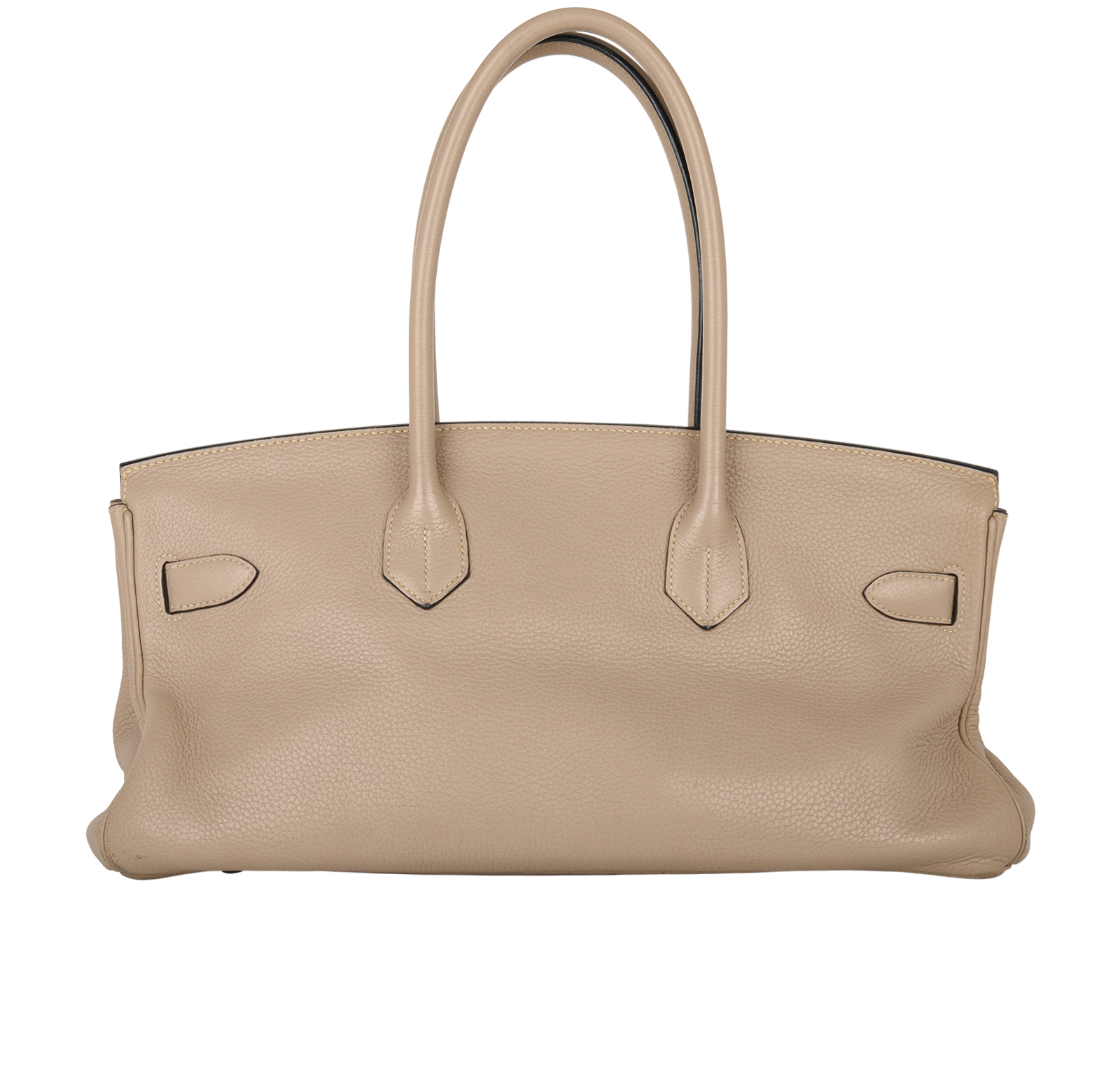 JPG Shoulder Birkin In Clemence Gris Tourterelle, &pound;4,800, Handbags, Grey, Leather, Back view